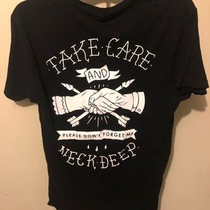 Neck deep T-shirt